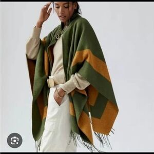 NWT Anthropologie poncho cloak jacket cardigan